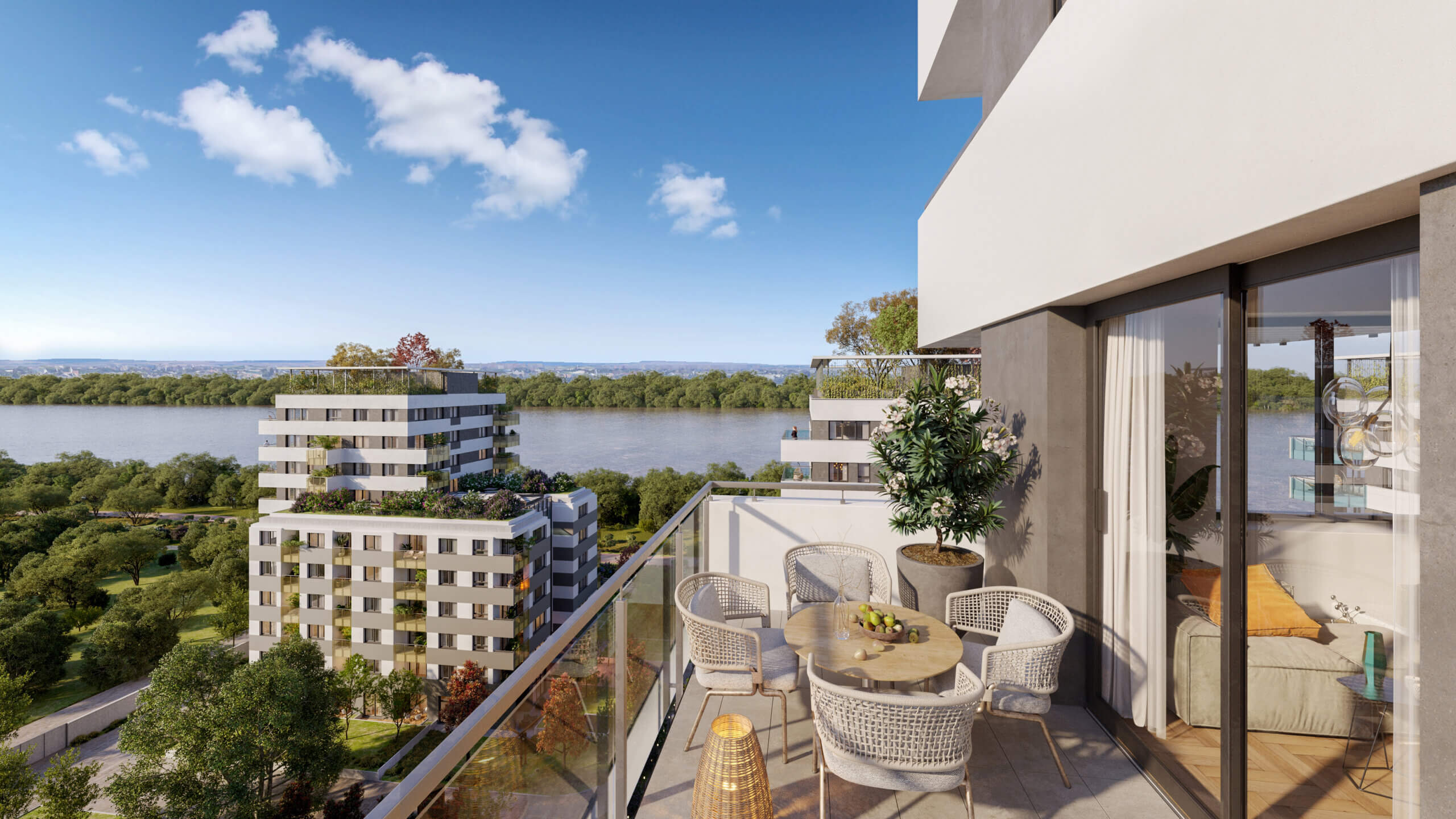 A fővárosban is vízparton? Most bevezető áron vehetsz exkluzív Duna-parti lakást!